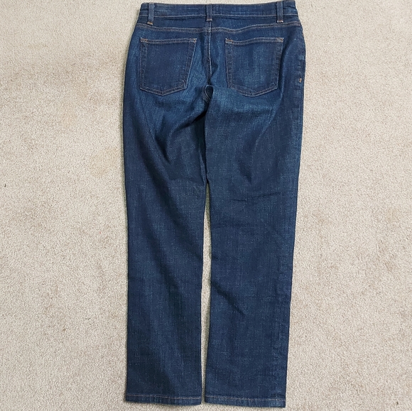 Eileen Fisher straight leg mid rise jeans petite - Picture 9 of 9